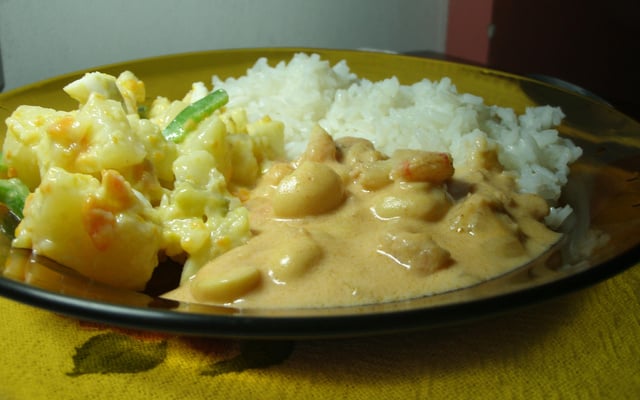 Estrogonofe de camarão