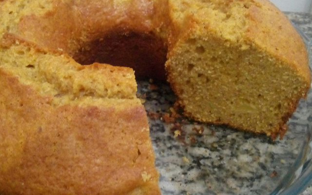 Bolo de iogurte e maçã