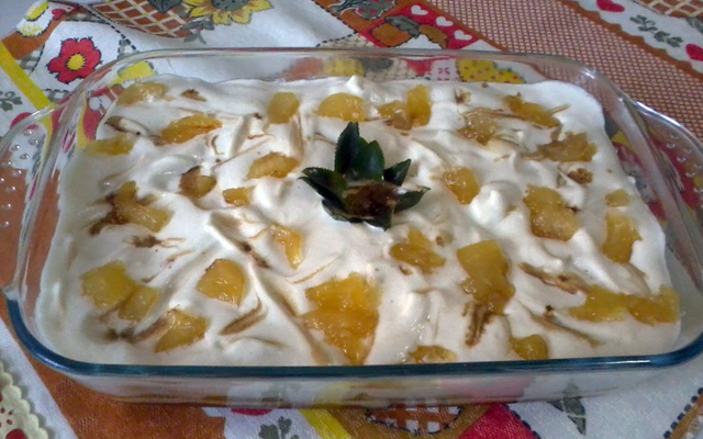 Delícia de abacaxi gelada