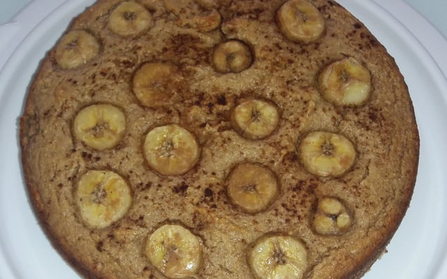 Bolo de banana da terra