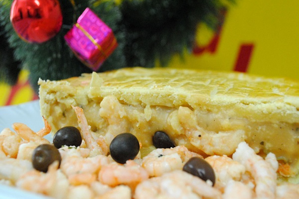 Empadão de camarão