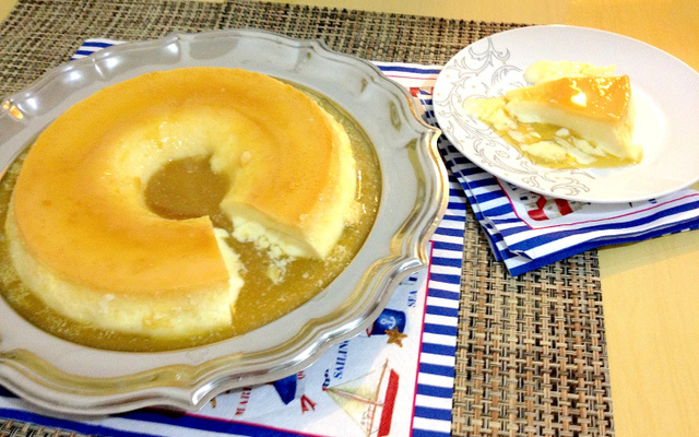 Pudim de leite caipira do Vitor