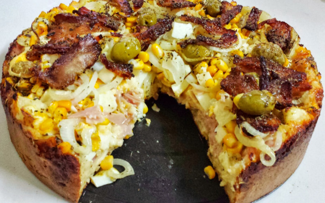 Torta portuguesa de liquidificador