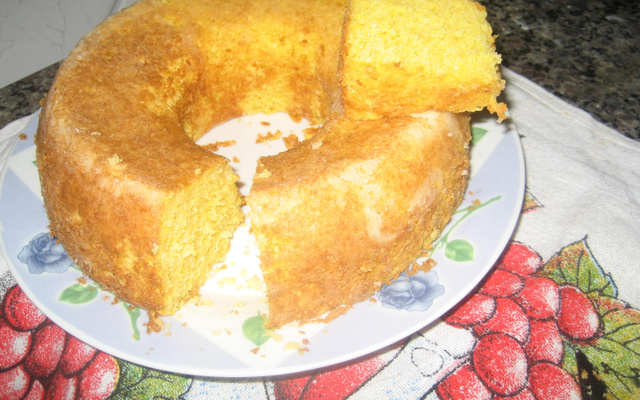 Bolo cremoso de milho