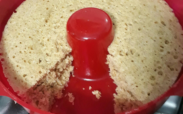 Bolo baiano de microondas