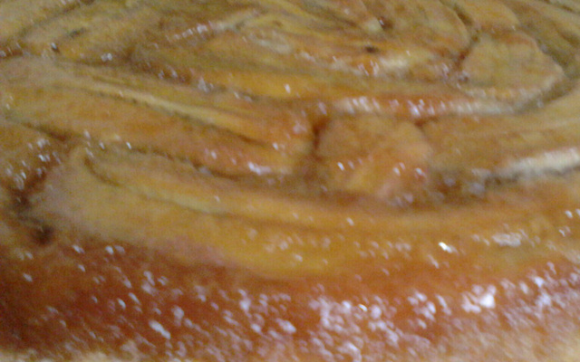 Torta de banana espumante