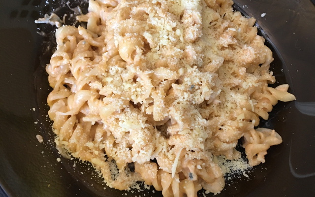 Macarrão com gorgonzola