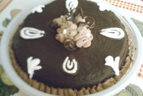 Bolo de chocolate crocante