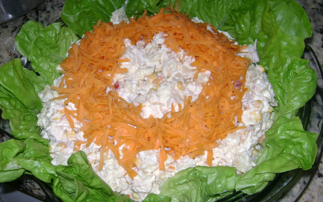 Salada especial de aniversário