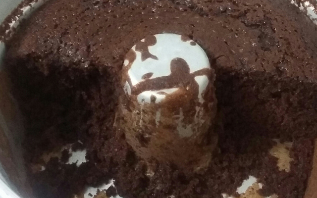 Bolo de chocolate simples e fofo