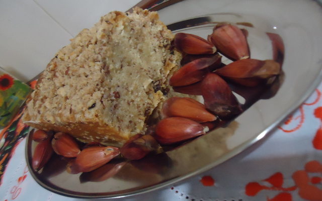 Bolo de pinhão super fácil