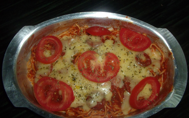 Macarrão sabor pizza