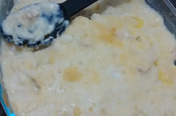 Filé de frango ao molho branco