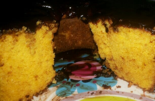 Bolo de laranja com cenoura