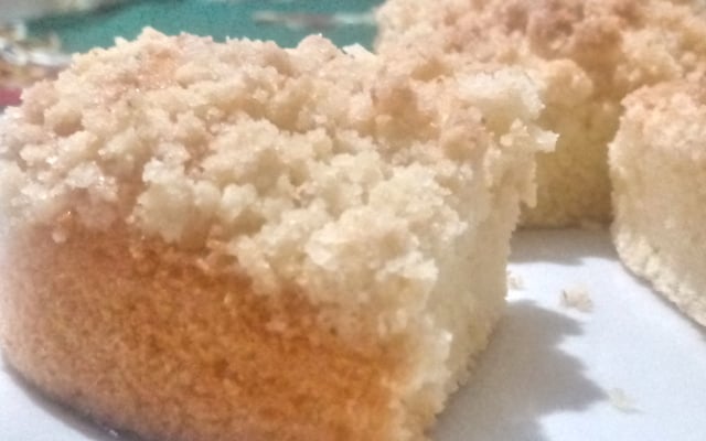 Cuca rápida de amido de milho