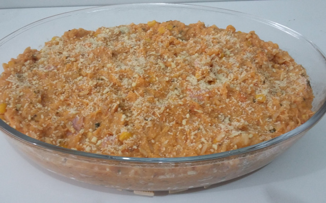 Risoto de frango da Carol