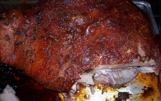 Pernil assado do Gilvan