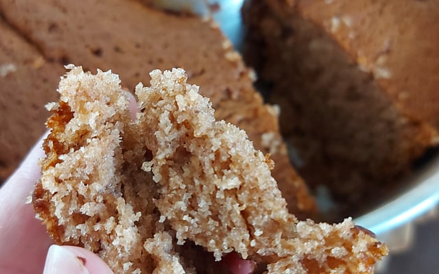 Bolo de banana com chocolate