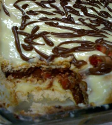 Torta de bolacha sem nata