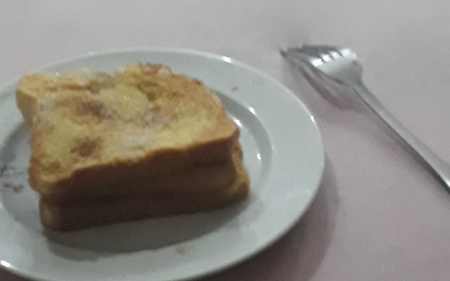 Rabanada para uma pessoa