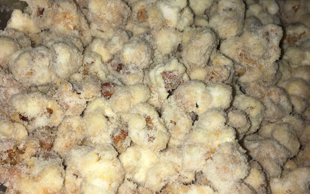 Pipoca com leite ninho