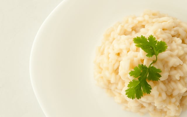 Risoto de queijo brie