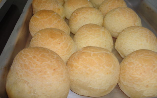 Pão de queijo saboroso