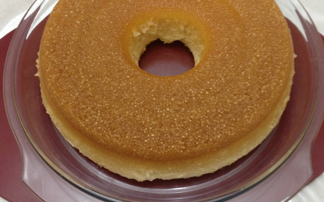 Pudim cremoso de tapioca