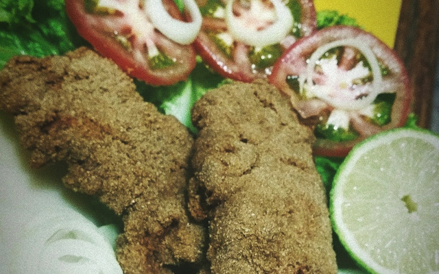Filé de peito de frango à milanesa