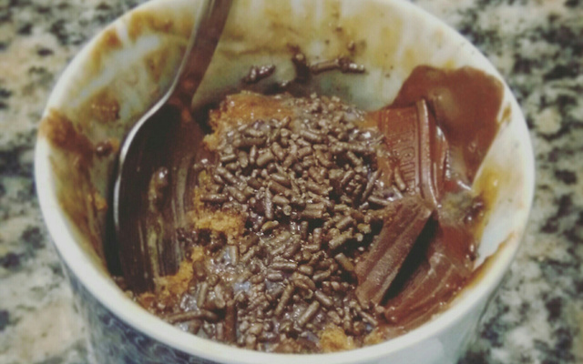 Bolo de Caneca de Microondas