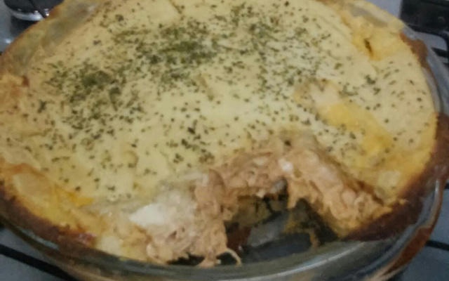 Torta de frango cremosa de liquidificador do Will