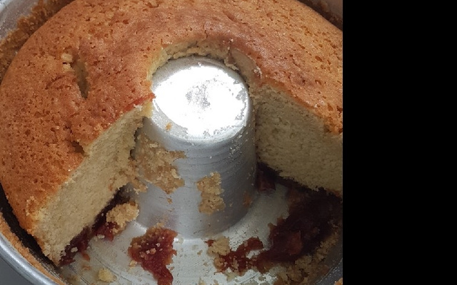 Bolo de nata com goiabada Karin