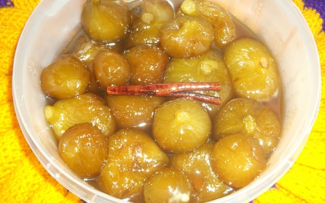 Compota de figos maduros