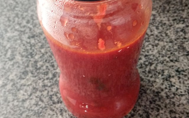 Molho de tomate turbinado