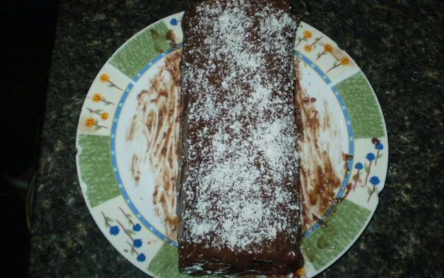 Rocambole de Chocolate da Karina