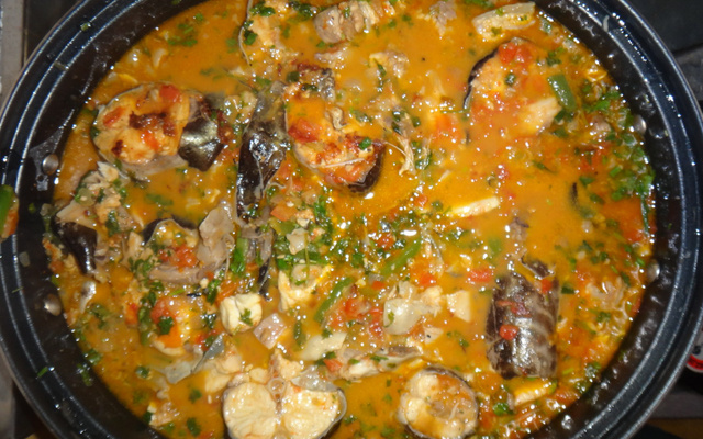 Molho de surubim ao leite de coco