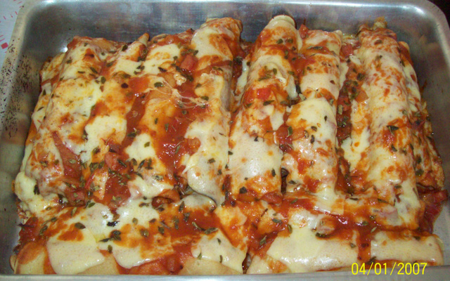 Panqueca de calabresa da Grasy