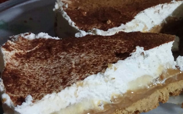 Torta de banana banoffee