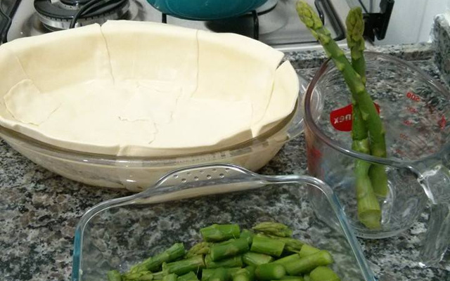 Torta de aspargos