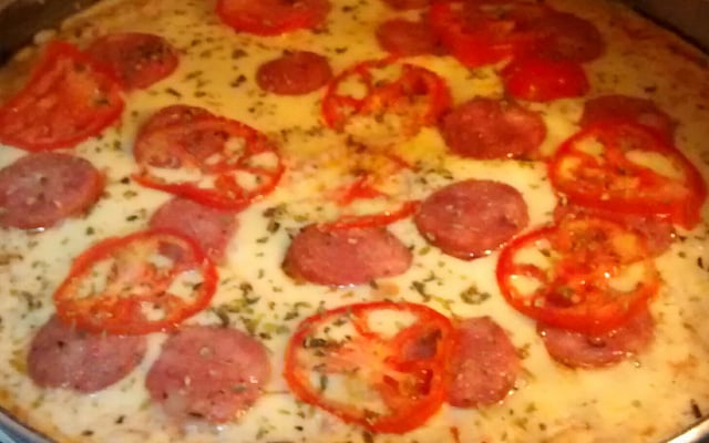 Massa de pizza de micro-ondas