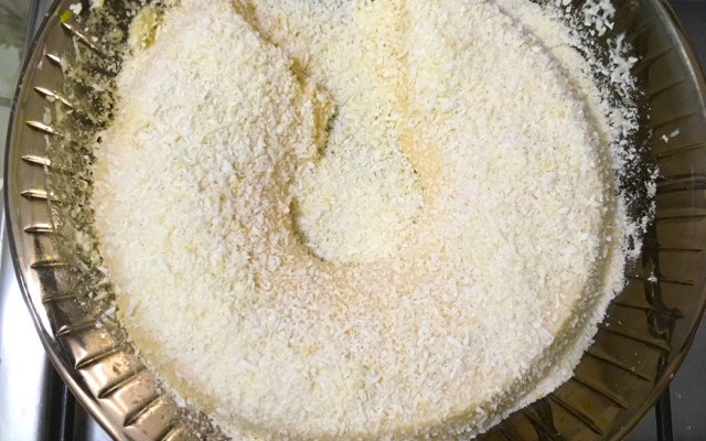 Pudim de maria mole e leite fermentado