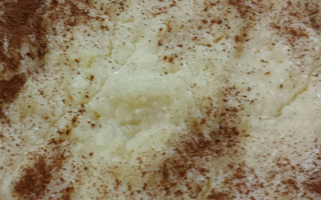 Arroz doce com leite condensado e coco