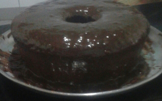 Bolo de chocolate fofinho