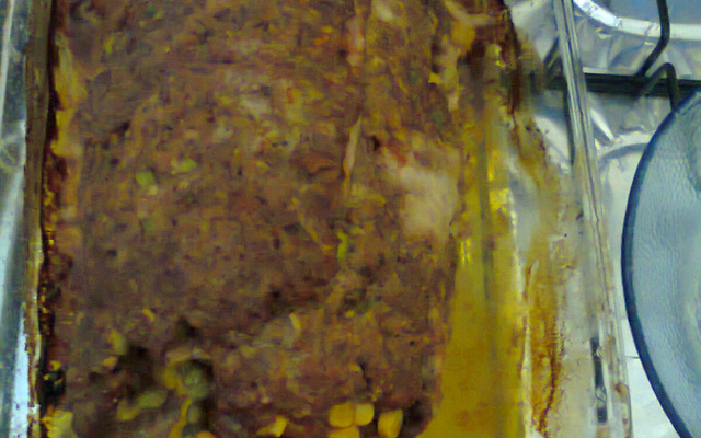 Rocambole de carne moída