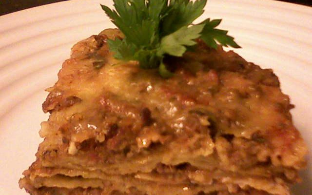 Minha lasanha de berinjela