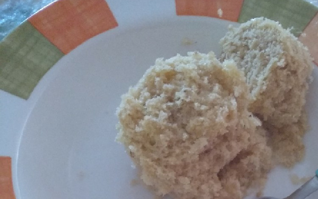 Bolo de caneca de aveia