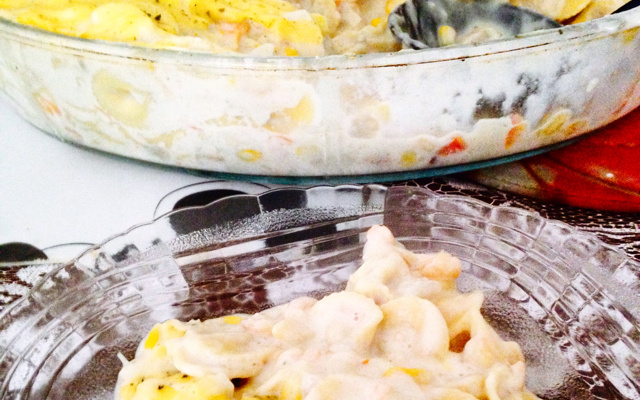 Macarrão com camarão