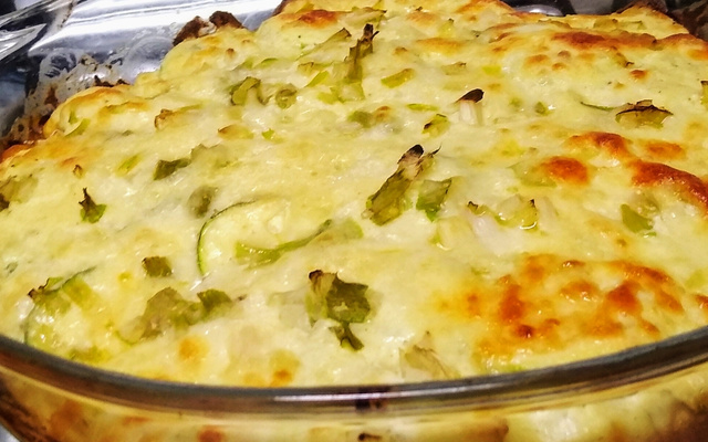 Abobrinha gratinada da Pri