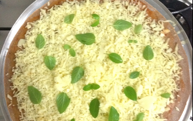 Massa pizza integral