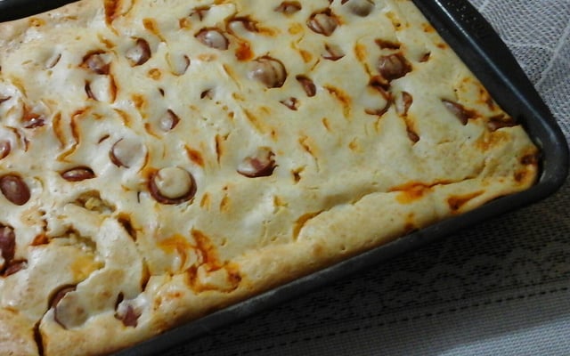 Torta deliciosa e fácil de salsicha